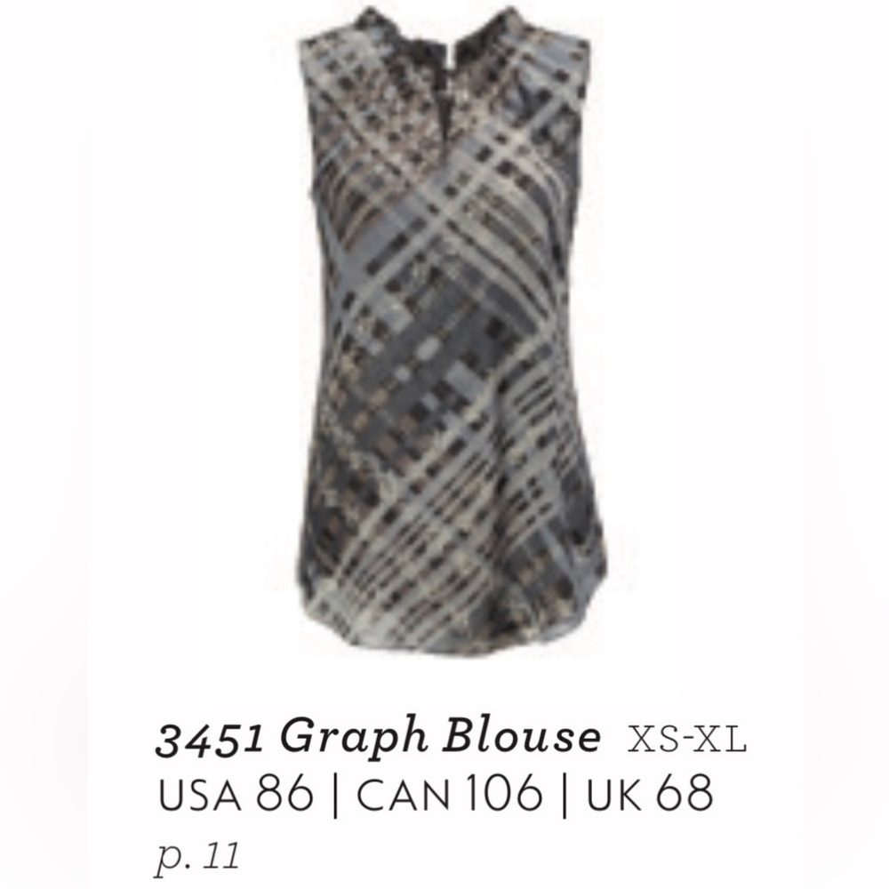 Cabi Graph Blouse